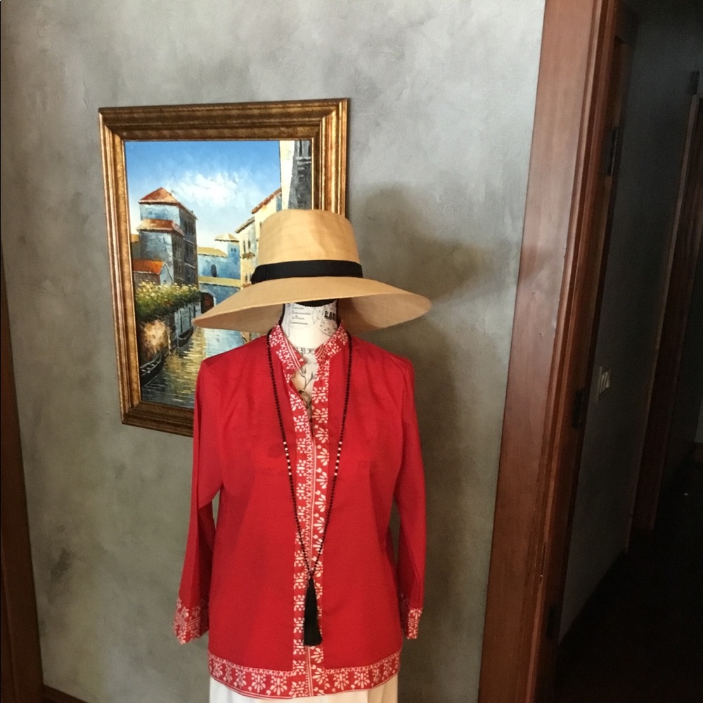 Aztec Print Blouse - Picture 2 of 3